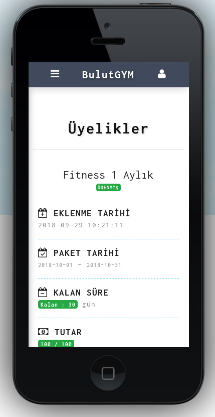 spor salonu yazılımı abonelik