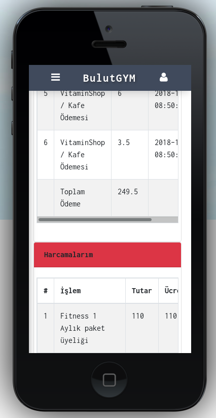 çalışma programı spor salonu üye application